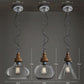Thalia - Clear Glass Vintage Antique Hanging Light