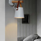 Nordic Wooden Hanging Wall Lamp