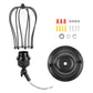 Industrial Droplet Cage Wall Lamp