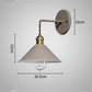 Linus - Vintage Plated Wall Lamp