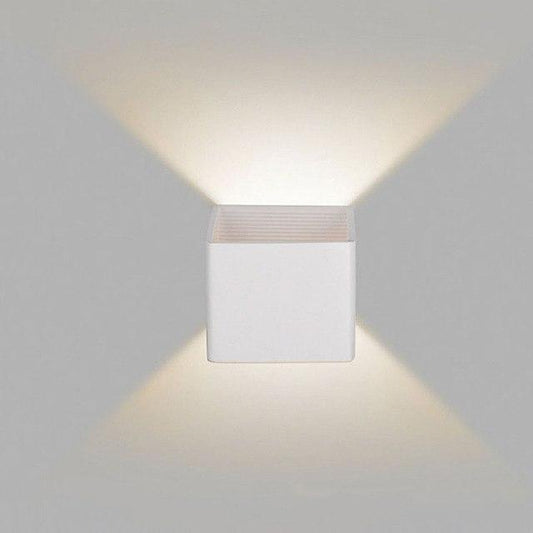 Modern LED Up Down Cube Wall Lamp