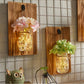 Jinx - Wall Mounted Fairy Light Mason Jar