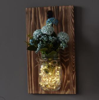 Jinx - Wall Mounted Fairy Light Mason Jar