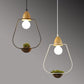 Zox - Modern Nordic Iron Pendant Planter Lamp