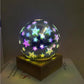 Modern Art-Deco Crystal Ball Night Light