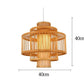 Calico - Bamboo Pendant Hanging Light