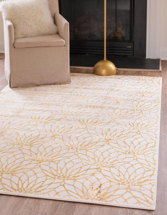Ellison - Lotus Flower Pattern Luxury Rug